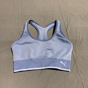 Puma Women's Blue Sports Bra Size Small